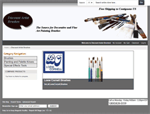 Tablet Screenshot of discountartistbrush.com